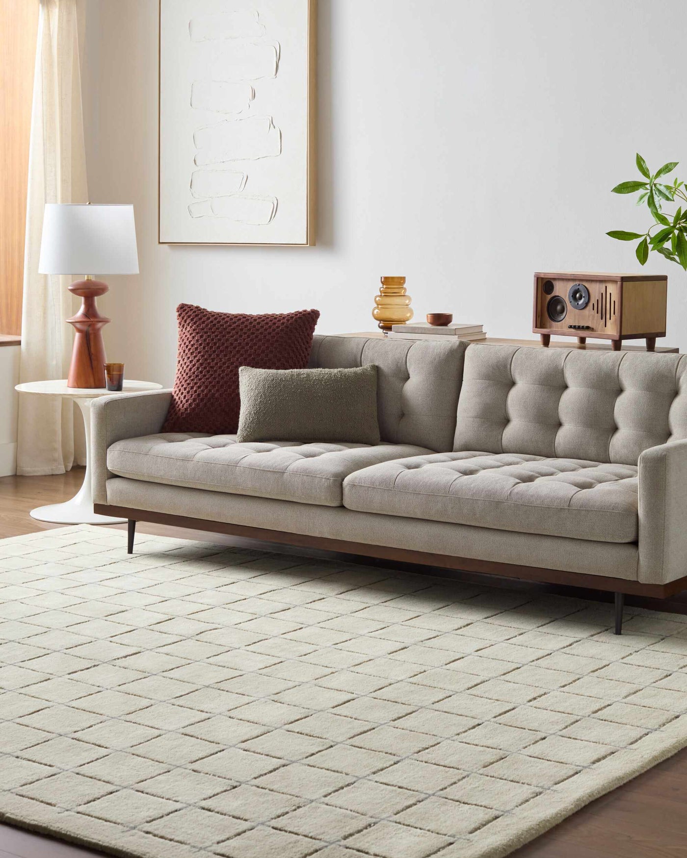 Sanvi Tan Area Rug by Boutique Rugs