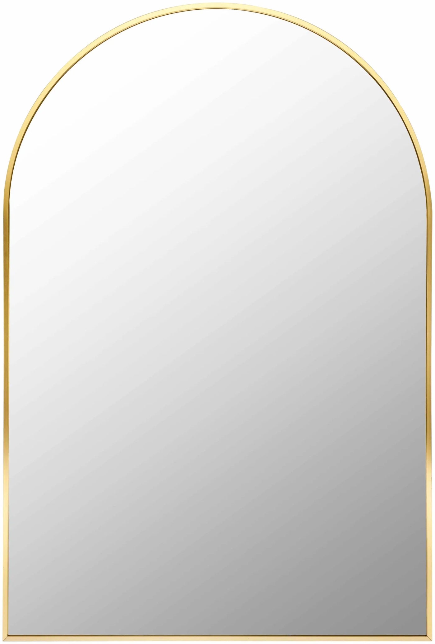 Brembilla Gold Modern Mirror by Boutique Rugs