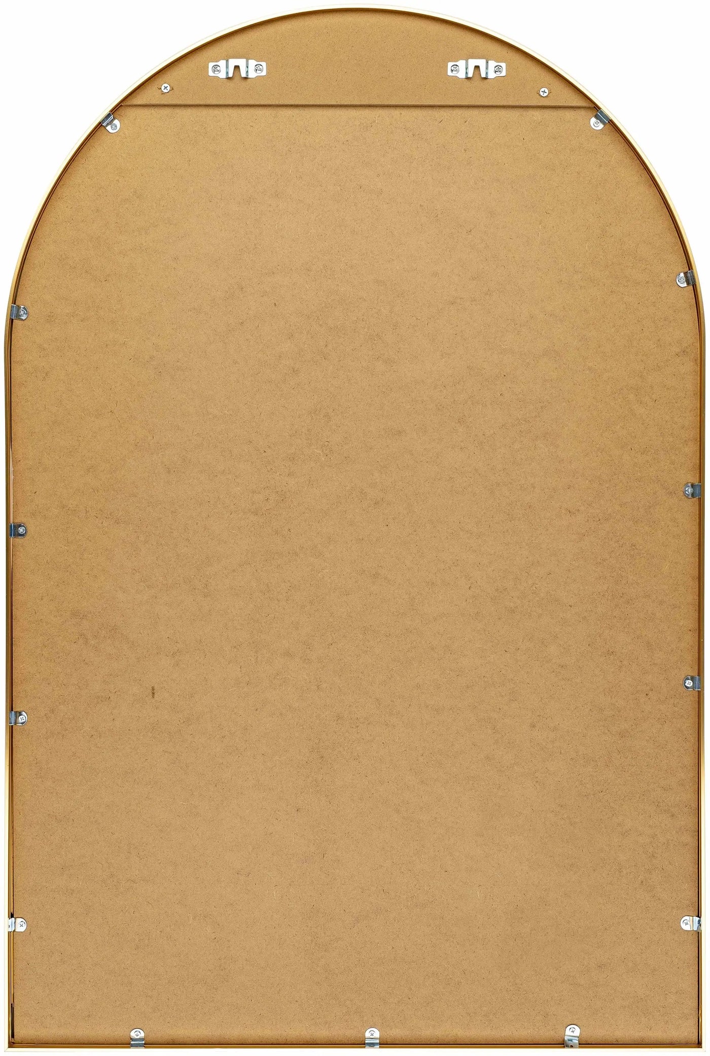 Brembilla Gold Modern Mirror by Boutique Rugs