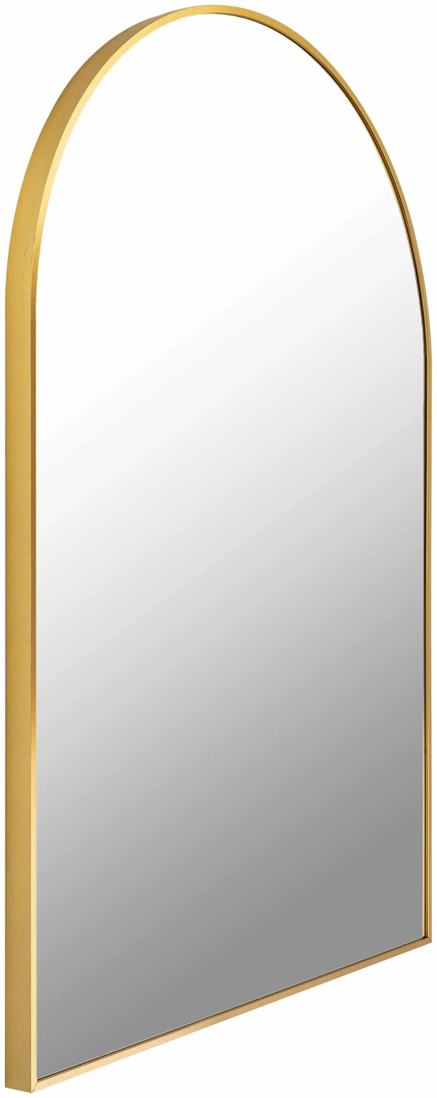 Brembilla Gold Modern Mirror by Boutique Rugs