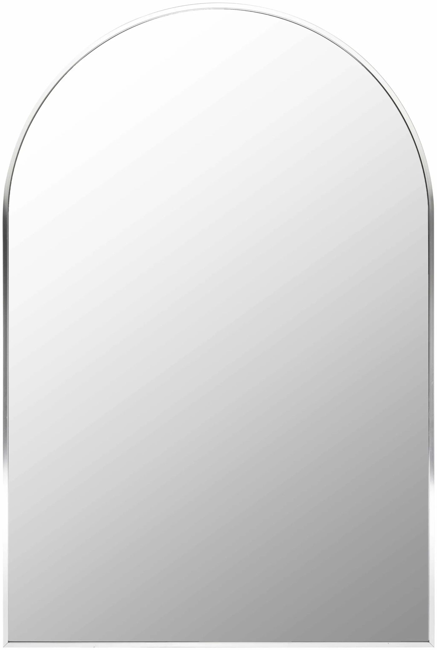 Brembilla Silver Gray Contemporary Mirror by Boutique Rugs