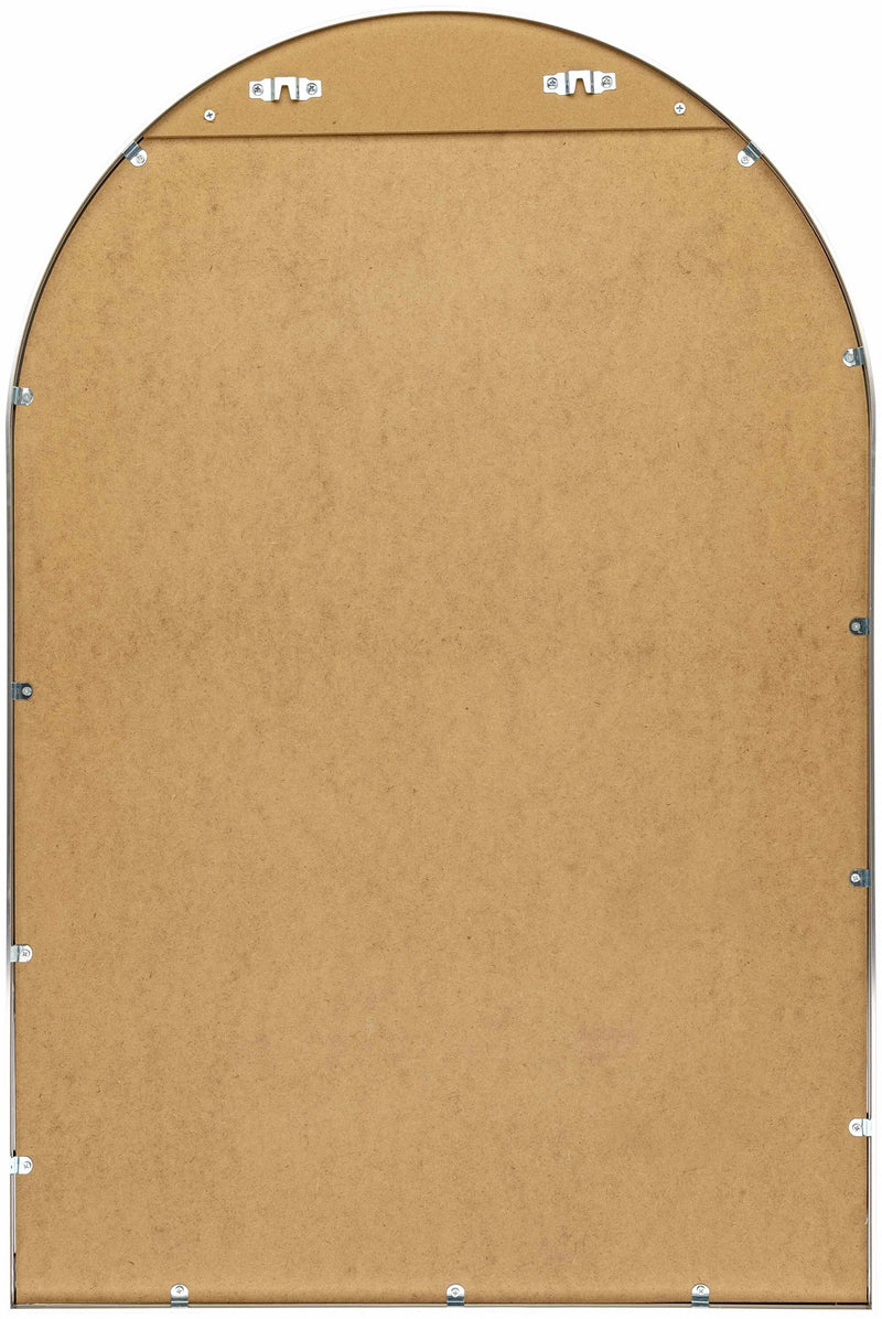 Brembilla Silver Gray Contemporary Mirror by Boutique Rugs