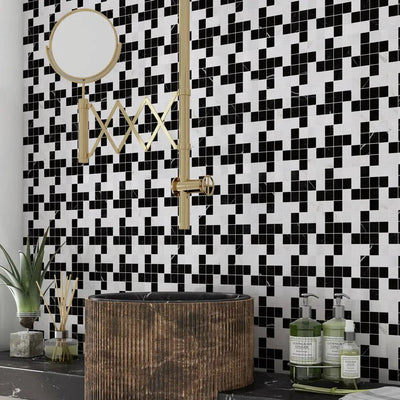 Black Marble Mosaics