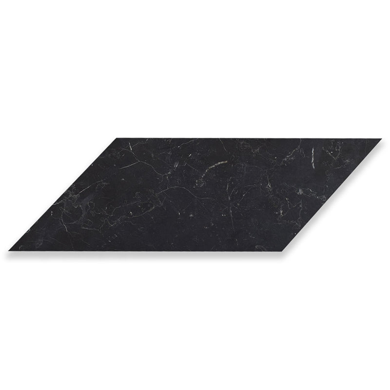 Black Honed Chevron Marble Tiles 5x17 Marble Honed 4x12 Tiles