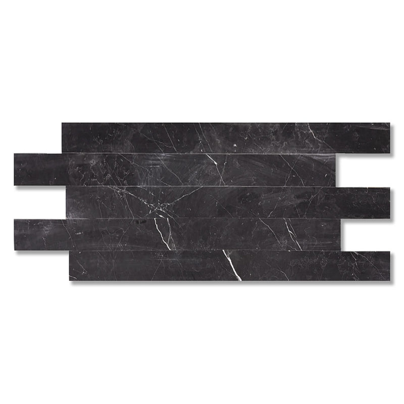 Black Honed Marble Tiles 4x48 Marble Honed 4x36 Tiles
