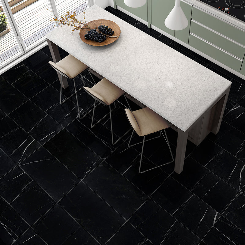 Black Honed Marble Tiles 12x24 Marble Honed 12x24 Tiles — 2
