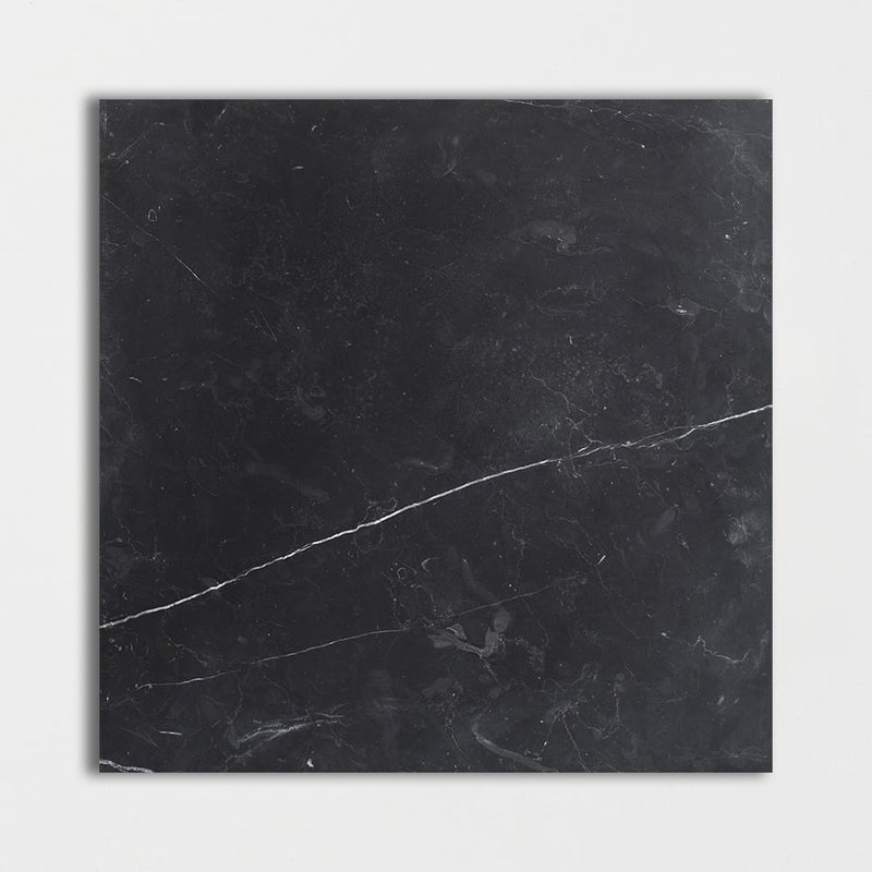 Black Honed Marble Tiles 18x18 Marble Honed 18x18 Tiles