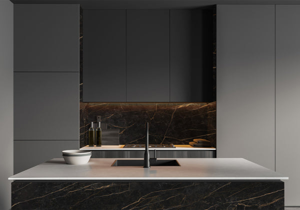 Black Obsession Matte Sintered Stone Slab 125x63
