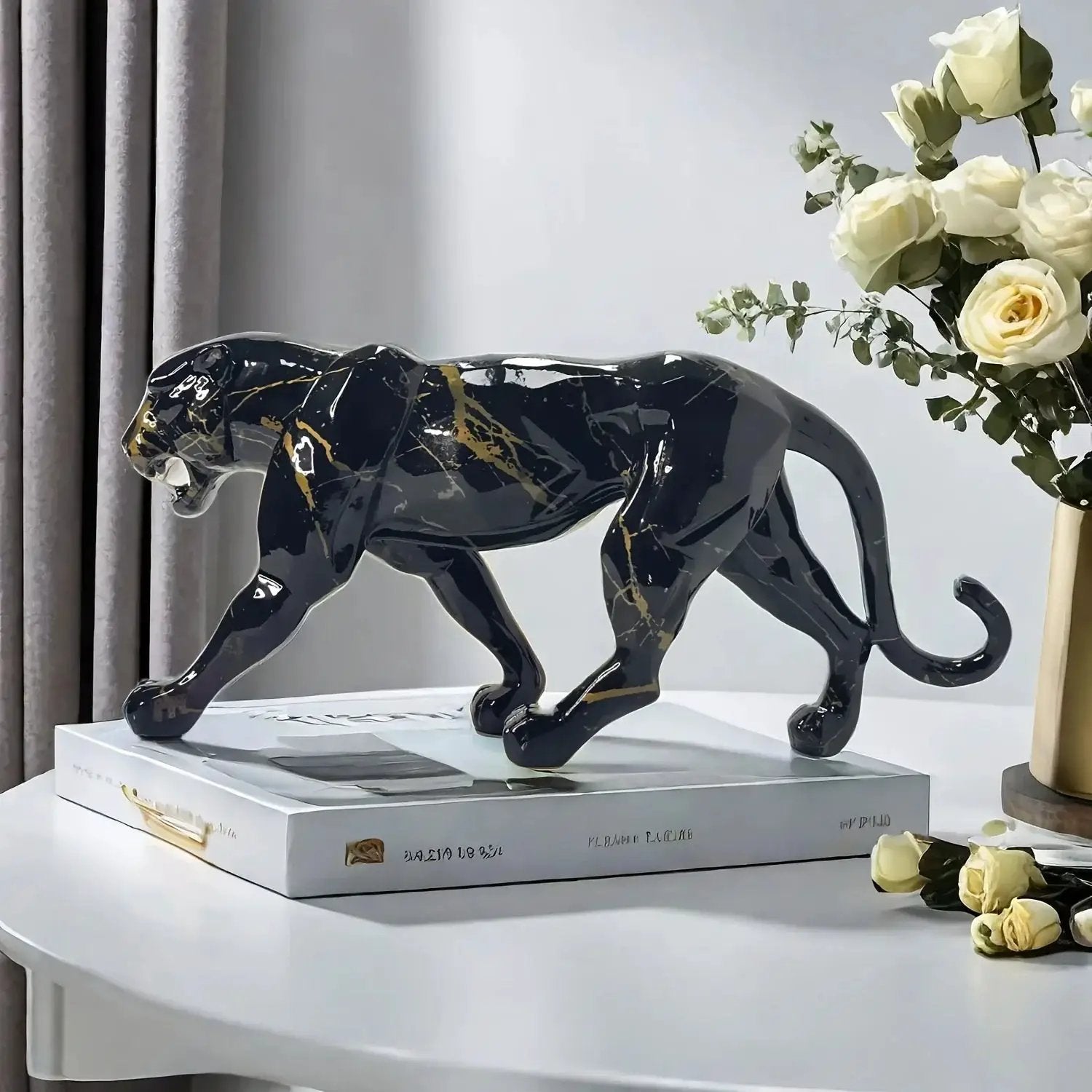 Black Panther Figurine - Inspirational Black by House Of Avana