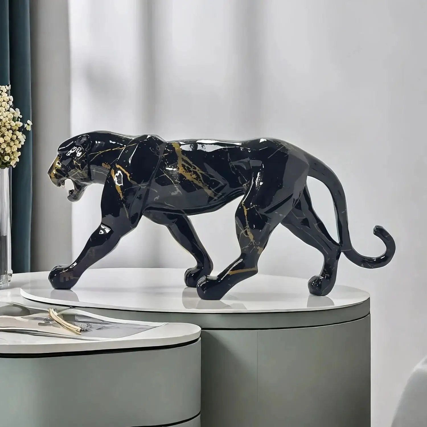 Black Panther Figurine - Inspirational Black by House Of Avana