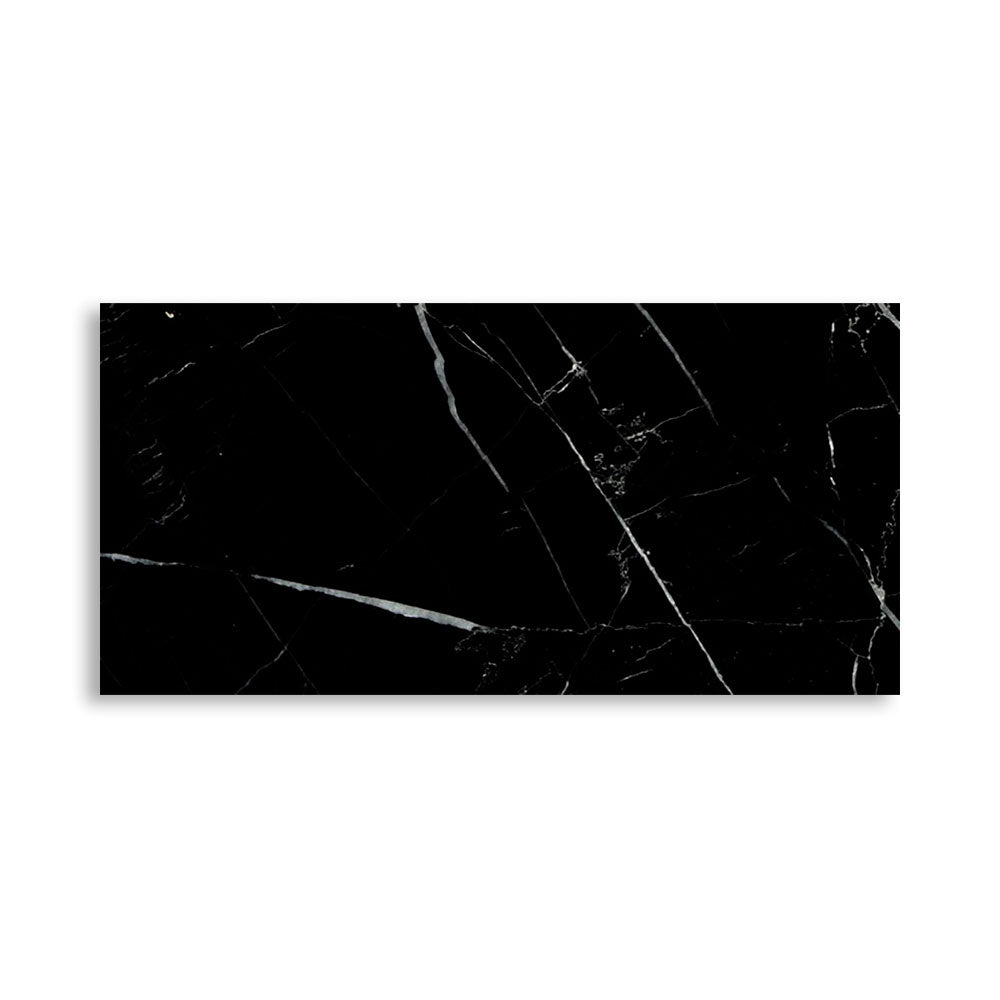 Black Polished Marble Tiles 2 3/4x5 1/2 Marble Polished 3x12 Tiles