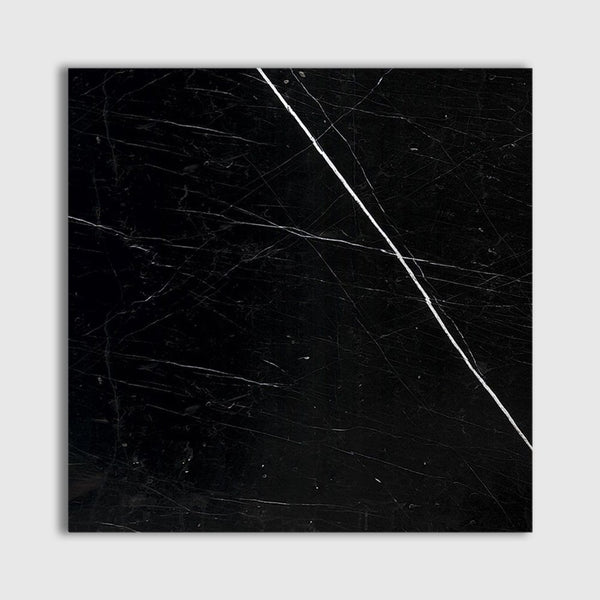Black Polished Marble Tiles 5 1/2x5 1/2