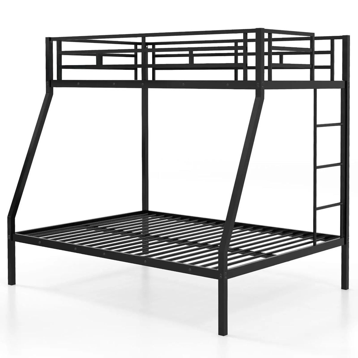 Space-saving Metal Slatted Bed Frame for Teens and Adults Noise-free No Box Spring Needed by DirectDeals