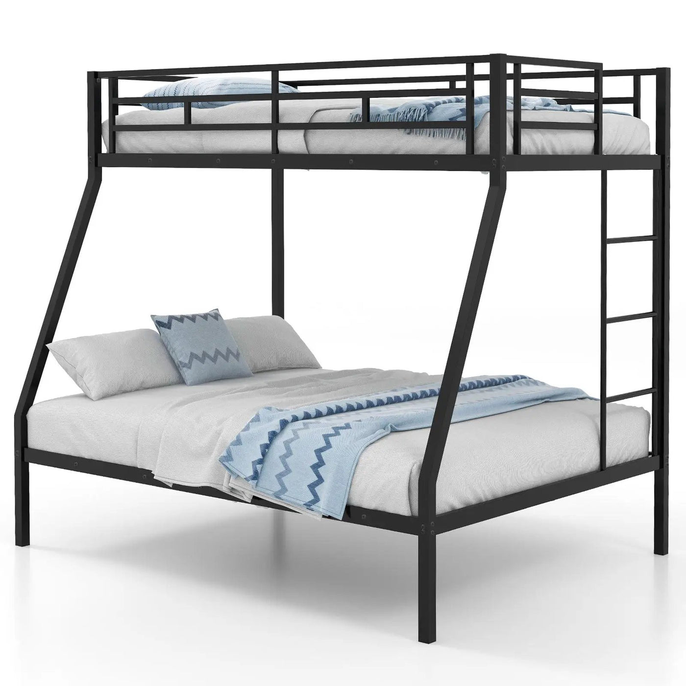 Space-saving Metal Slatted Bed Frame for Teens and Adults Noise-free No Box Spring Needed by DirectDeals