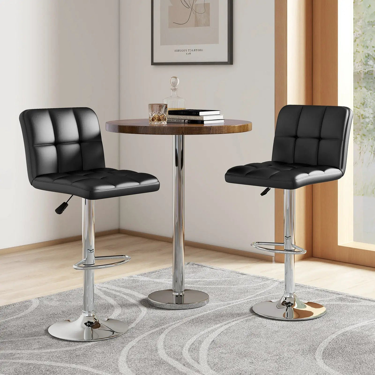 Set of 2 Square Swivel Adjustable by DirectDeals