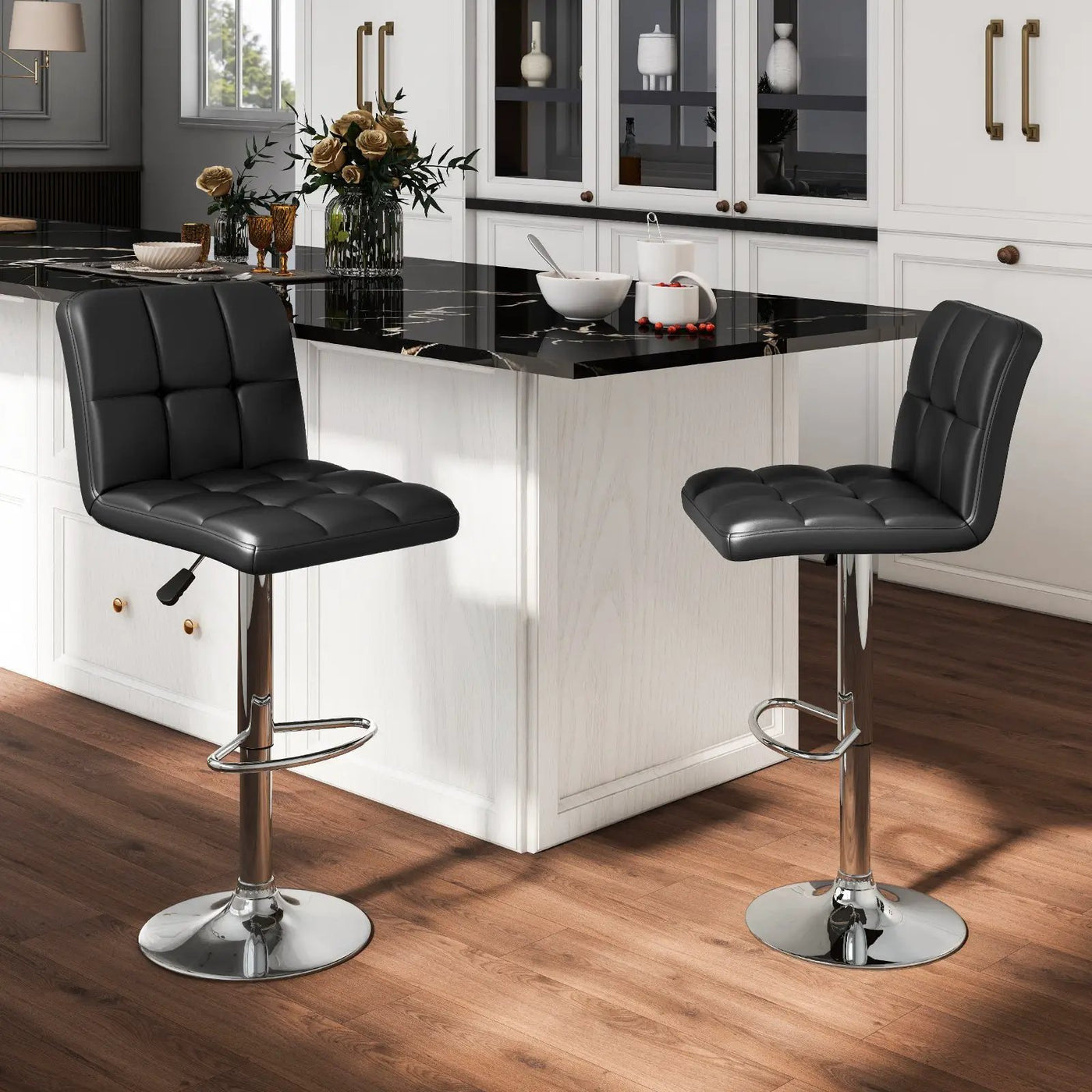 Set of 2 Square Swivel Adjustable by DirectDeals