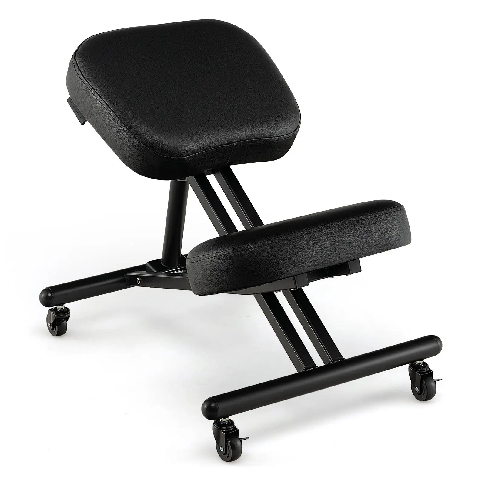 Adjustable Ergonomic Kneeling Chair with Upgraded Gas Spring Rod and Thick Foam Cushions by DirectDeals