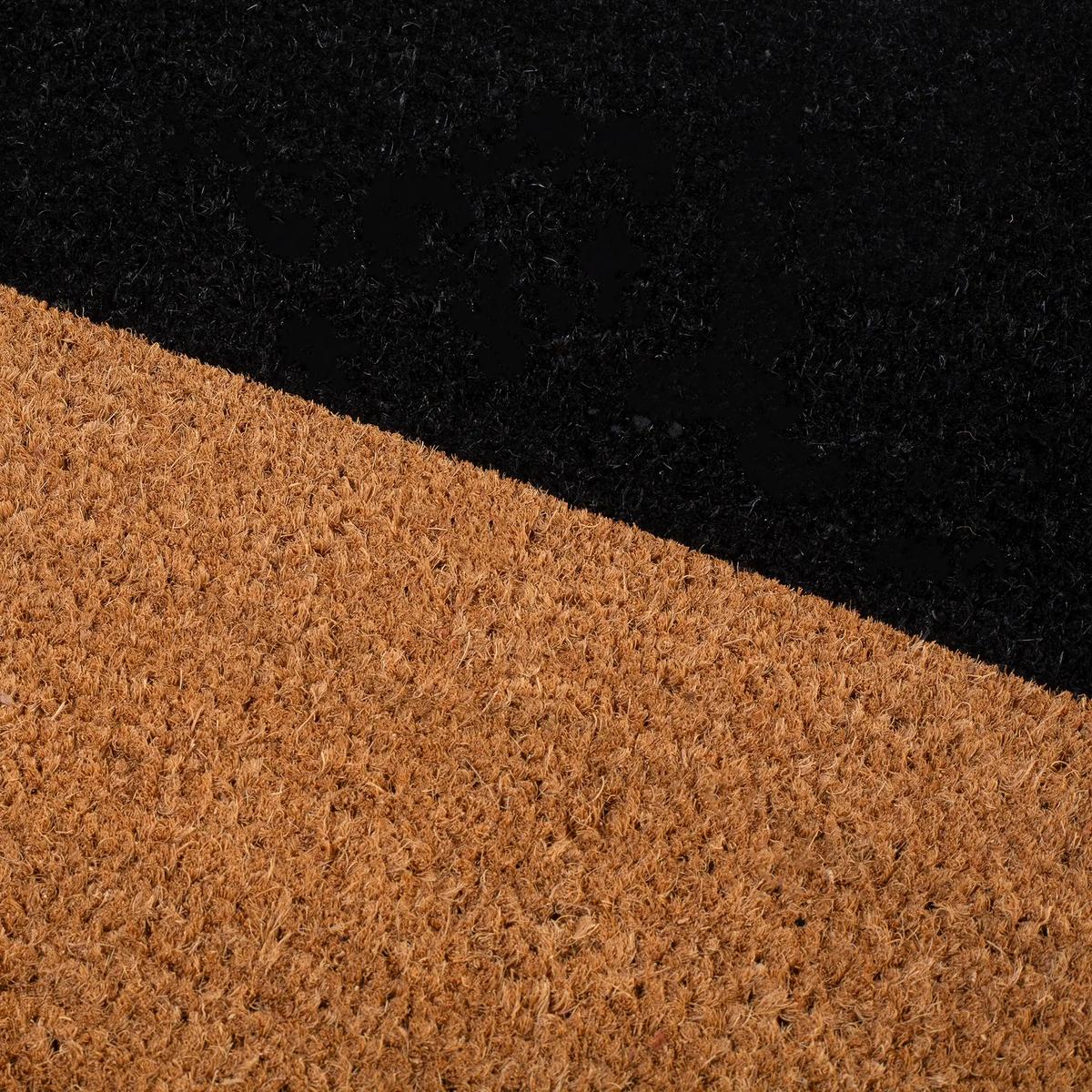 Black Belt Coir Doormat by Fab Habitat