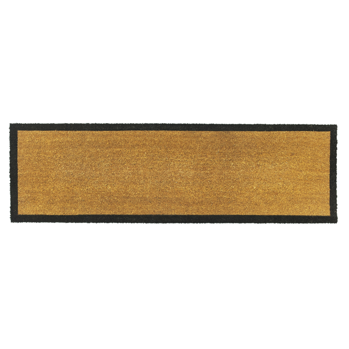 Black Border Coir Doormat by Fab Habitat
