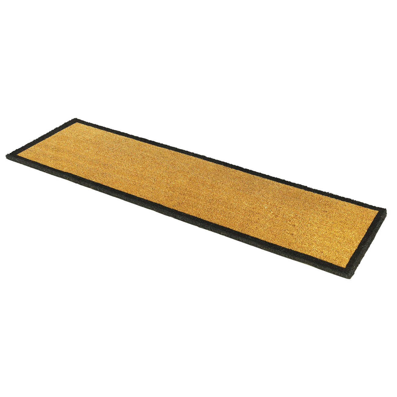 Black Border Coir Doormat by Fab Habitat