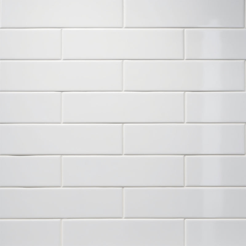 Blanc Glossy Subway Ceramic Tiles 4x12 Ceramic Glossy 4x12 Tiles