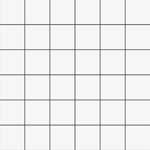 Blanc Matte 2x2 Ceramic Mosaics 12x12