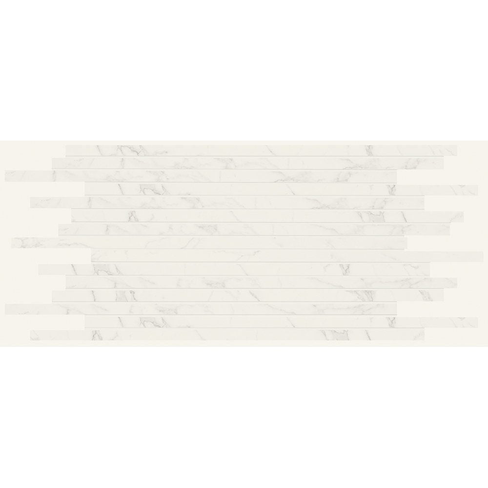 Blanco Polished&Amp;Rectified 3/4x12 Linee Marble Look Porcelain Mosaics 12x24 Porcelain Polished&Rectified 12x24 Mosaics
