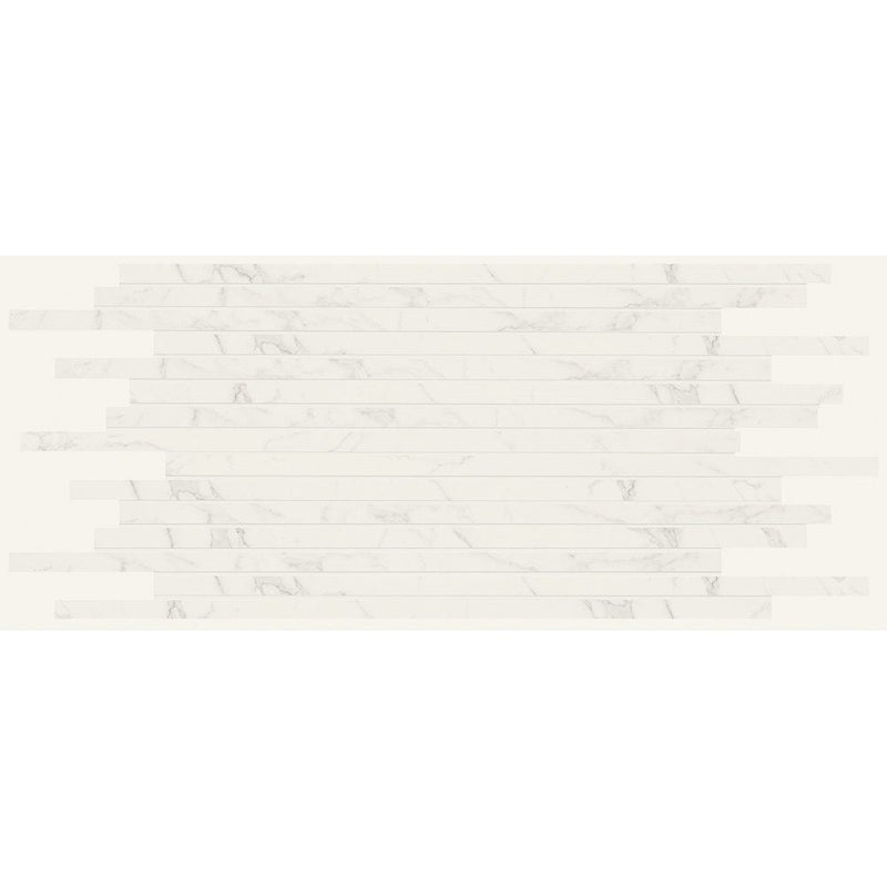 Blanco Polished&Amp;Rectified 3/4x12 Linee Marble Look Porcelain Mosaics 12x24 Porcelain Polished&Rectified 12x24 Mosaics