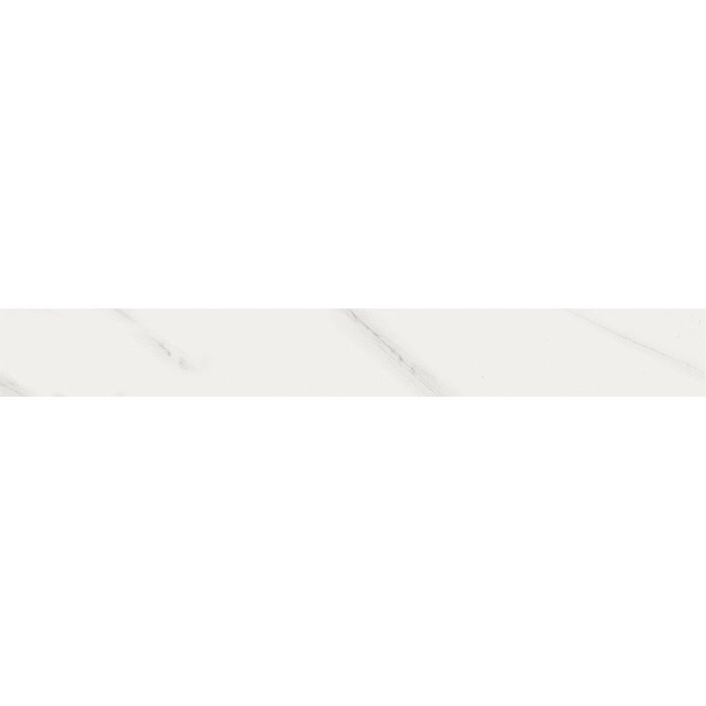 Blanco Polished&Amp;Rectified Battiscopa Marble Look Porcelain Moldings 3x24 Porcelain Polished&Rectified 3x24 Moldings