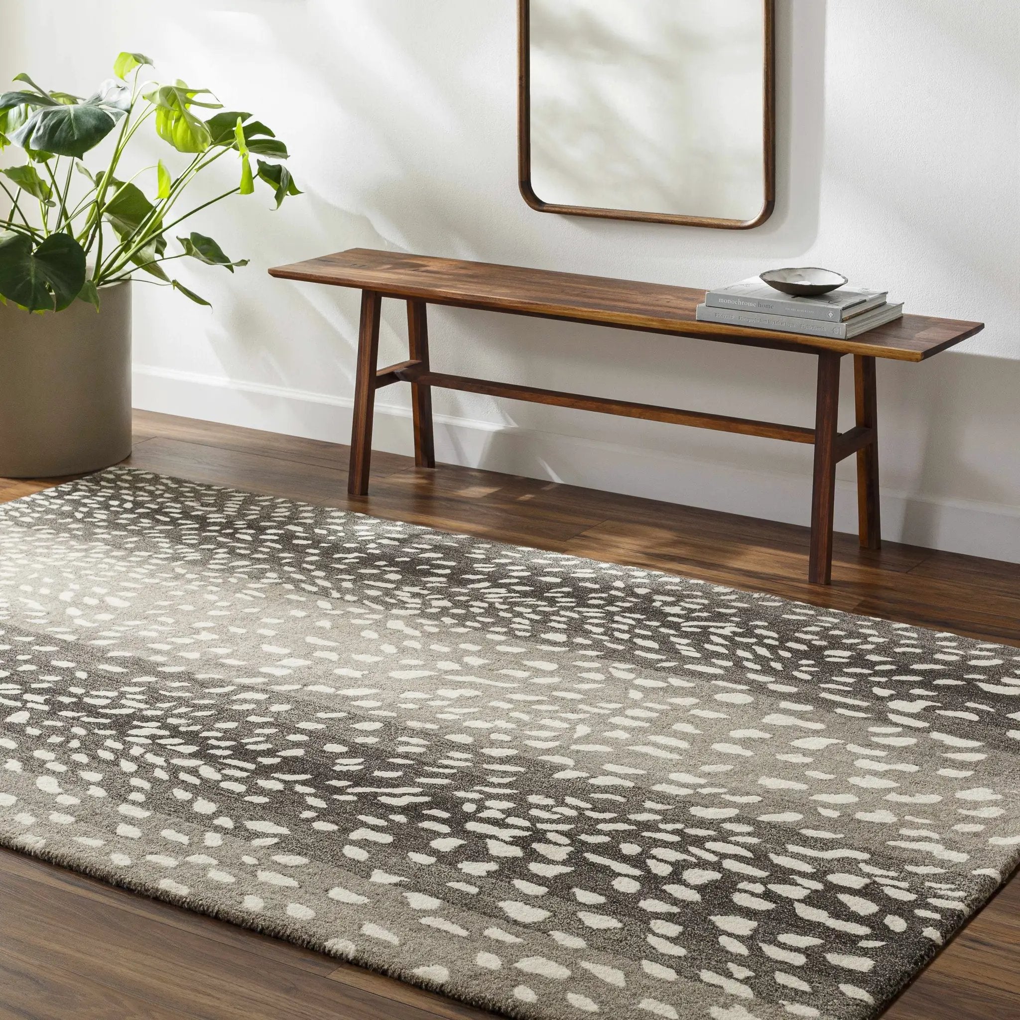 Athena Giraffe Print Wool Rug by Boutique Rugs