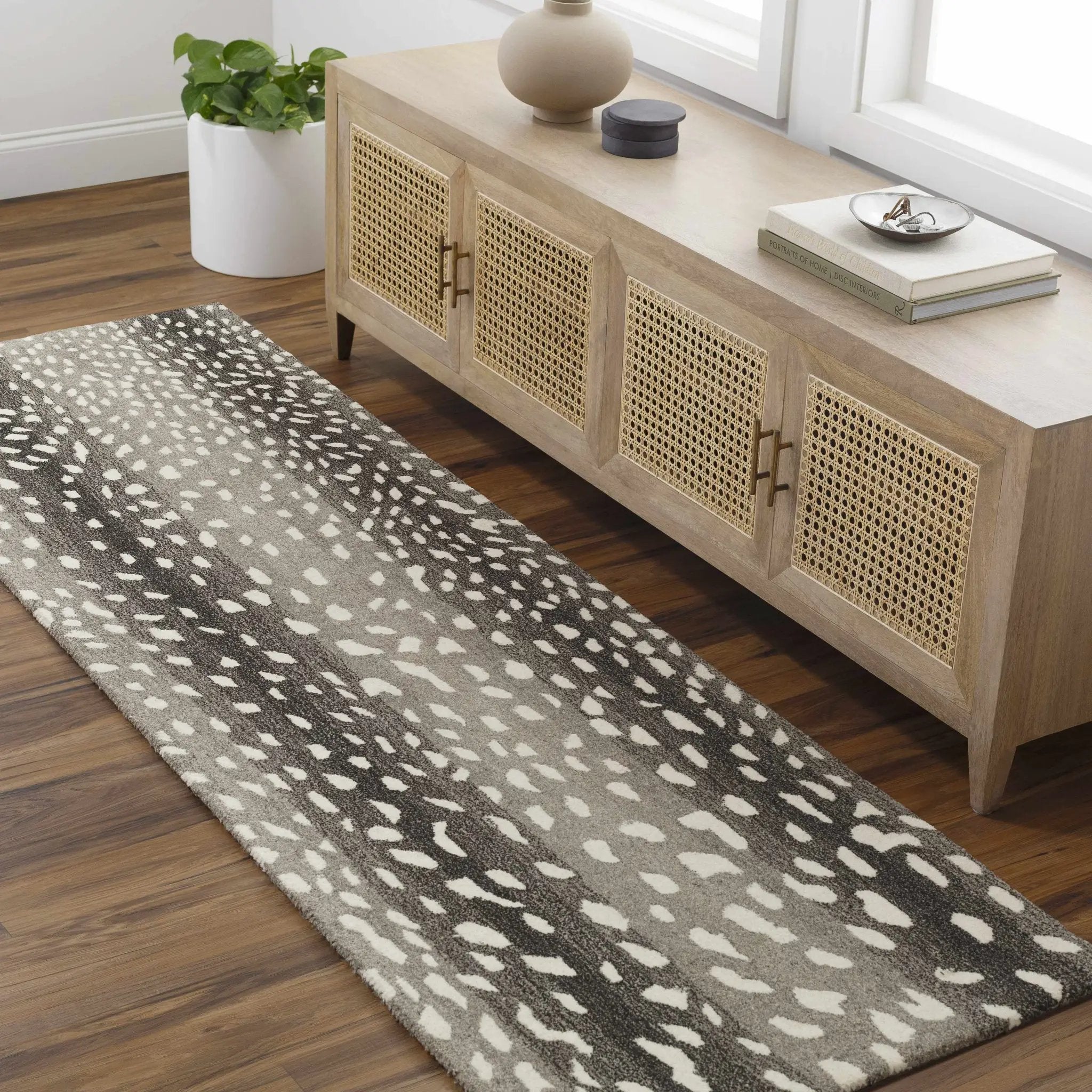 Athena Giraffe Print Wool Rug by Boutique Rugs