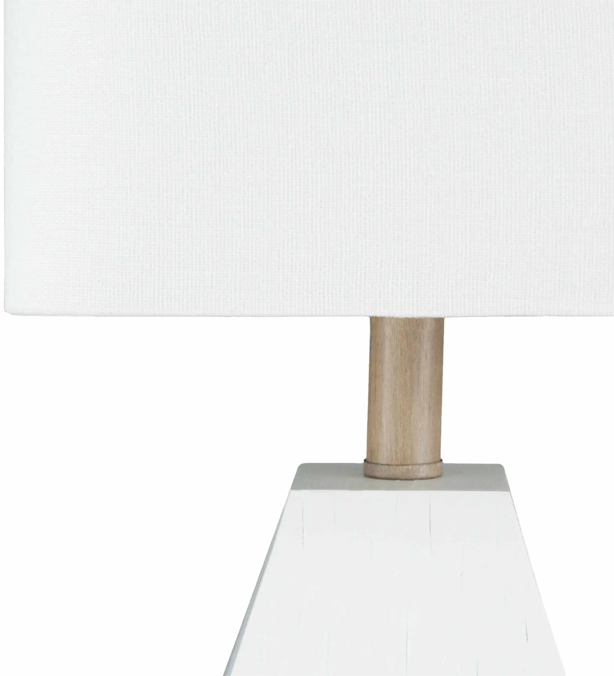 Blinsung White Contemporary Table Lamp - Clearance by Boutique Rugs