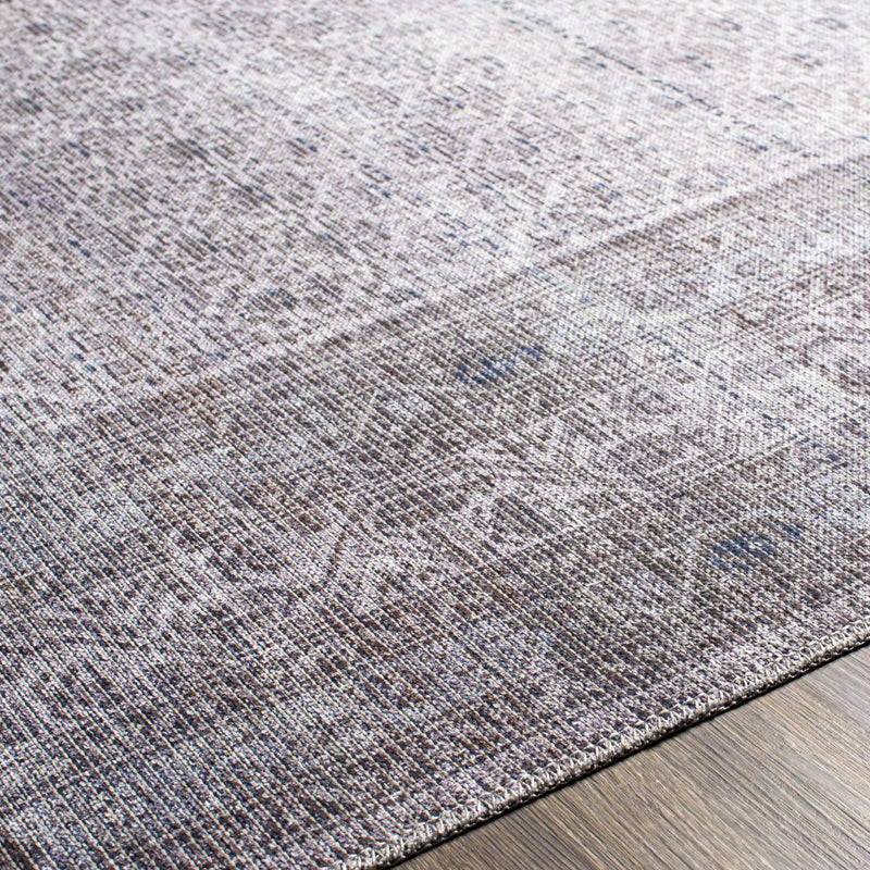 Brown Ballinasloe Vintage Washable Area Rug - Clearance by Boutique Rugs