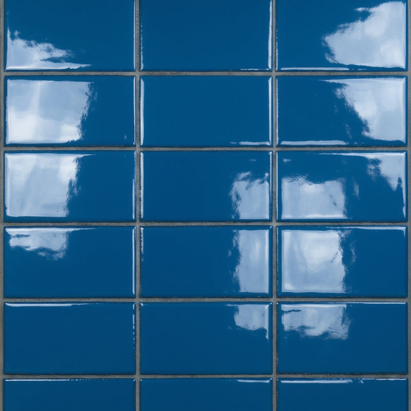 Blu Glossy Ceramic Tiles 4x8 Ceramic Glossy 4x8 Tiles