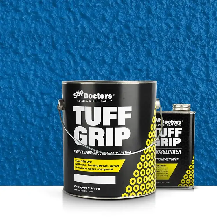 Tuff Grip or Tuff Grip Extreme - Aggressive Traction Non-Skid Floor Paint by SlipDoctors