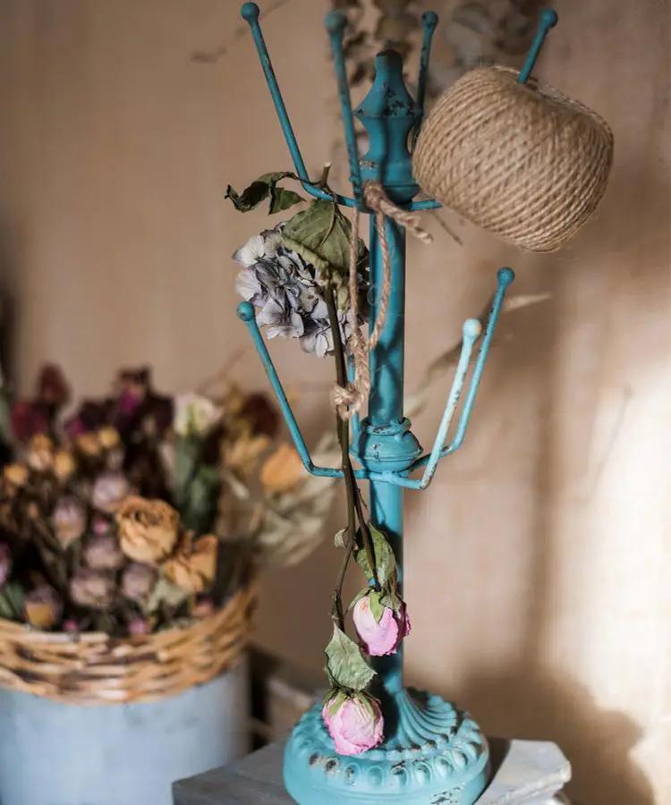 Blue Cup Holder Planter Holder by RusticReach
