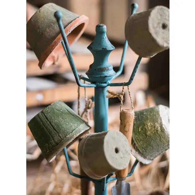 Blue Cup Holder Planter Holder by RusticReach
