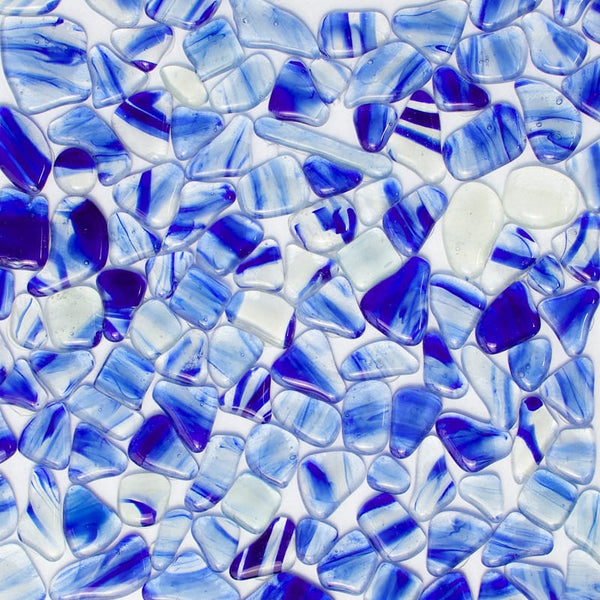 Blue Glossy Gloss Glass Mosaics 12x12