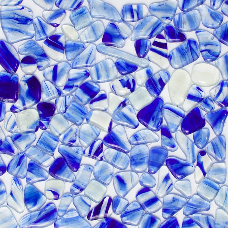 Blue Glossy Gloss Glass Mosaics 12x12 Glass Glossy 12x12 Mosaics