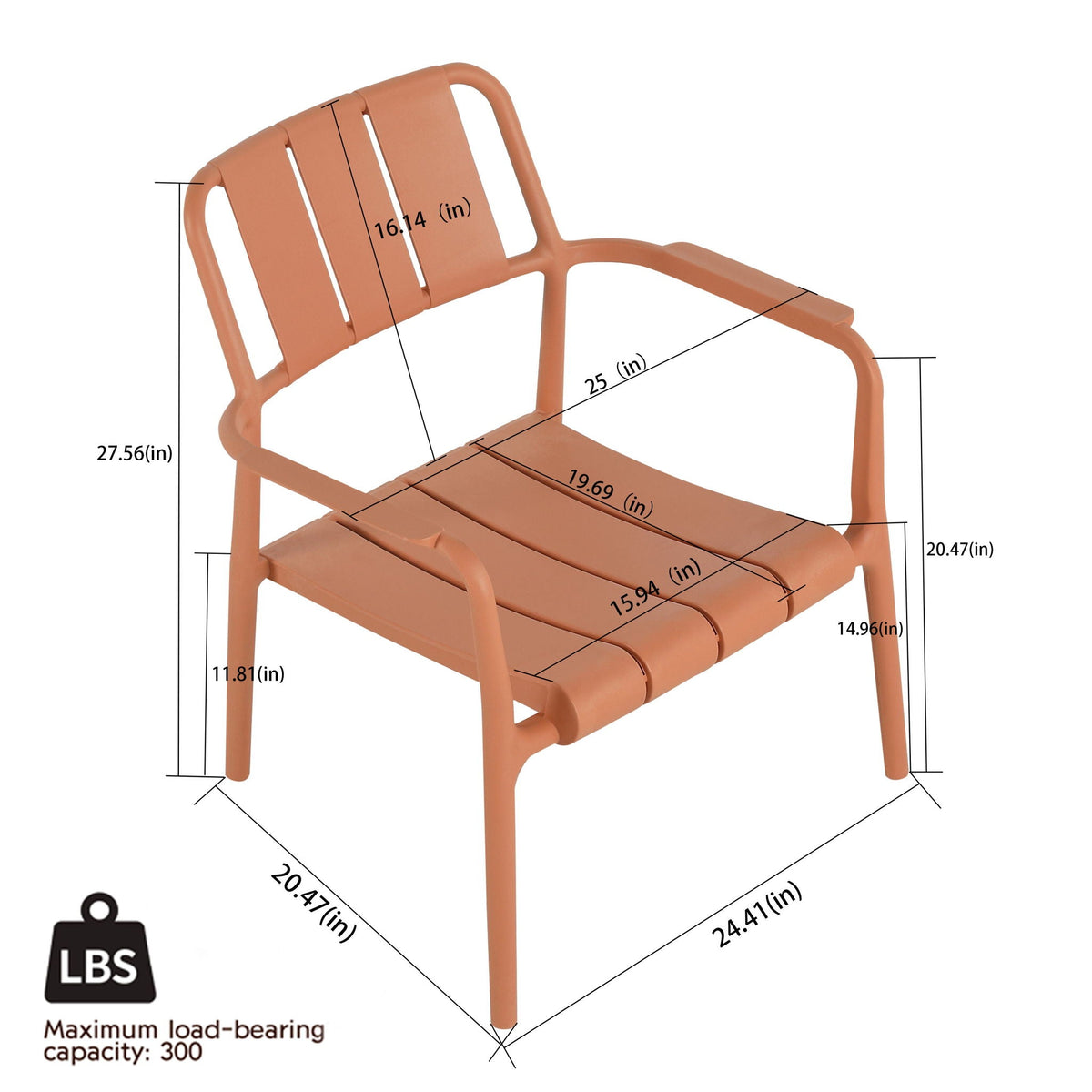 3 Piece Indoor/Outdoor Leisure Table And Chair Set, photo 8 of 8