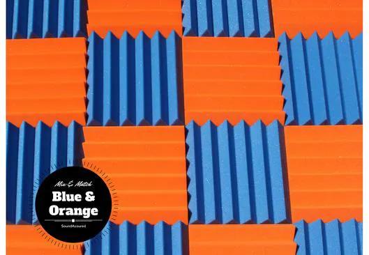 Easy Mount Acoustic Foam Kit - 12x12x2" Acoustic Foam Panels With Adhesive - Wedge Style - 4 Pack by SoundAssured