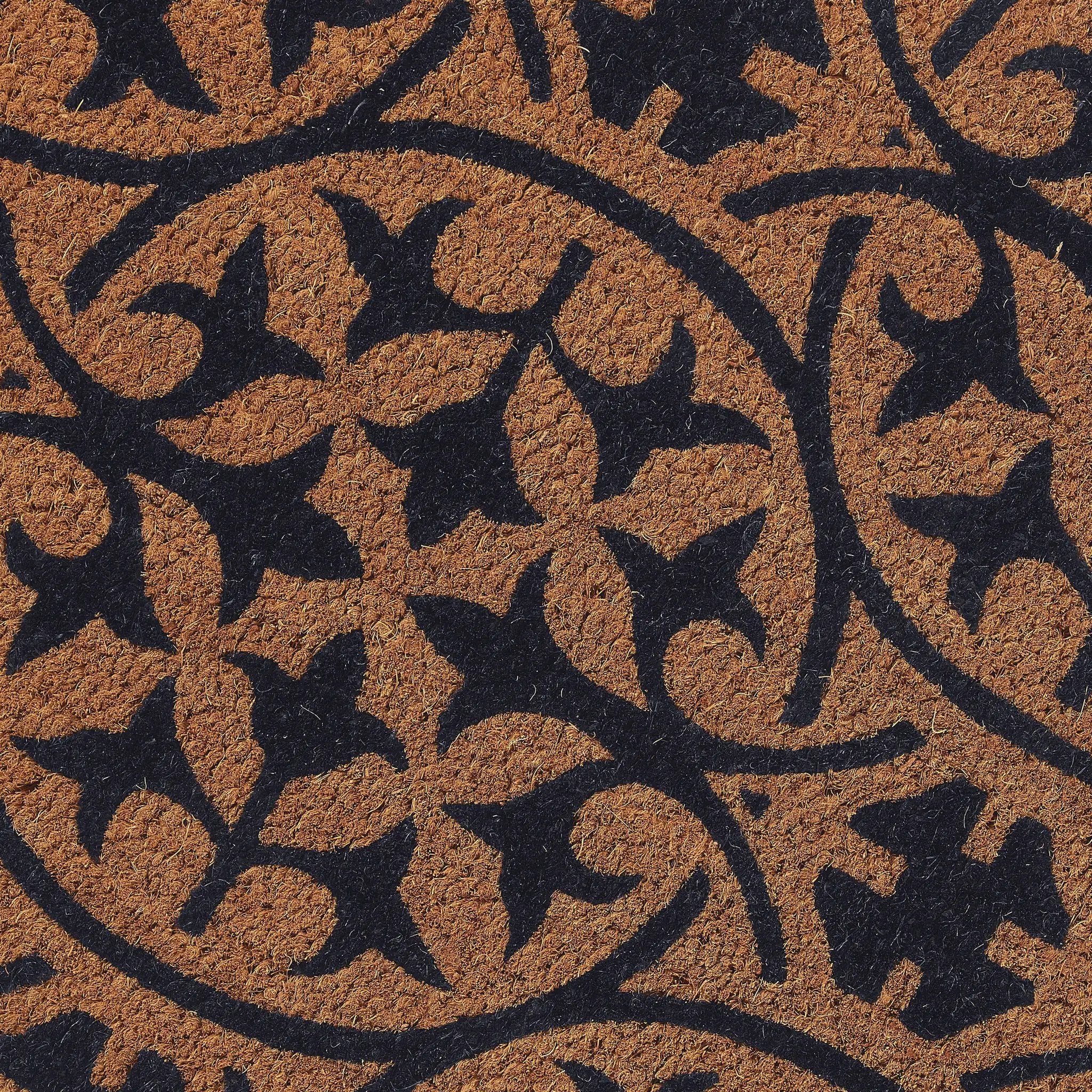 Blue Tile Coir Doormat by Fab Habitat