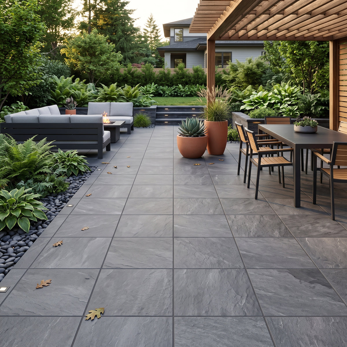 Bluestone Blu R11 Porcelain Pavers 24x24