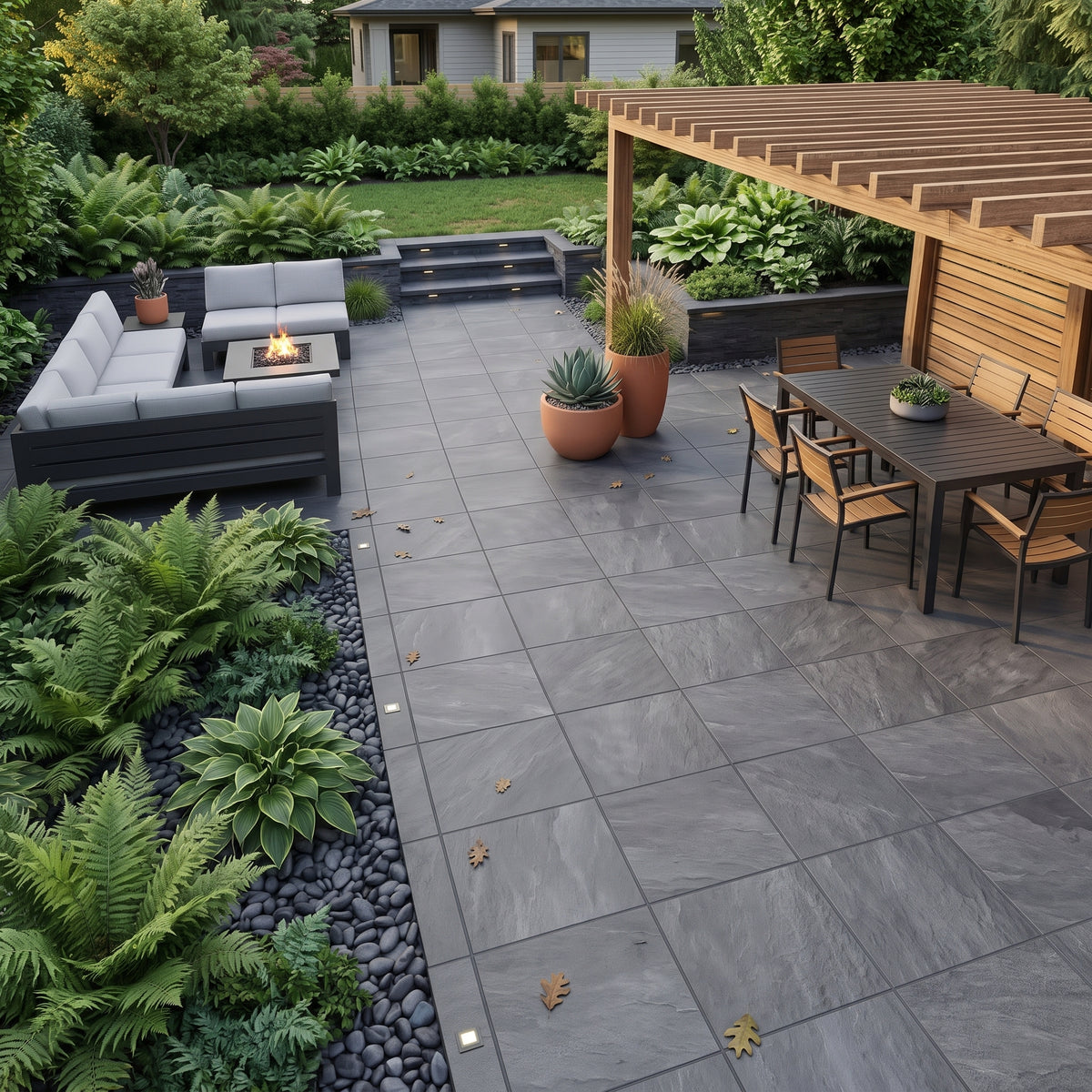 Bluestone Blu R11 Porcelain Pavers 24x24, photo 5 of 5