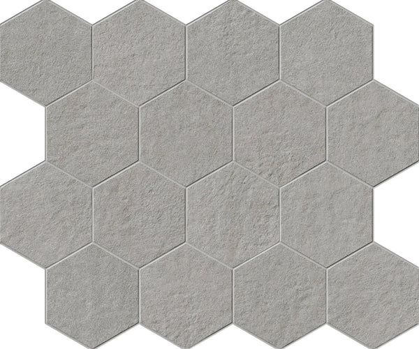 Bluestone Thermal Blue Select Mosaic D Look Porcelain Mosaics 12x10