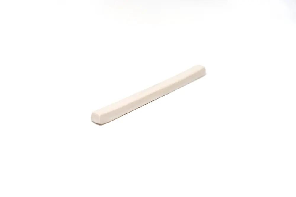 Blush Cream Glossy Edge Trim Ceramic Moldings 5/8x6 closeup 2