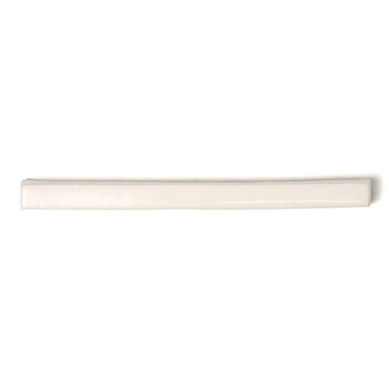 Blush Cream Glossy Edge Trim Ceramic Moldings 5/8x6