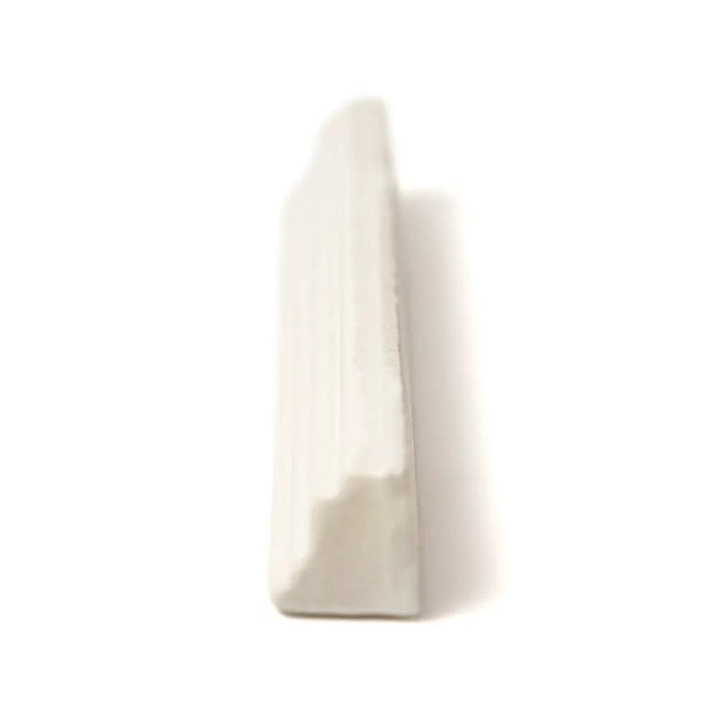 Blush Cream Glossy Finish Trim Ceramic Moldings 1x6 closeup 3