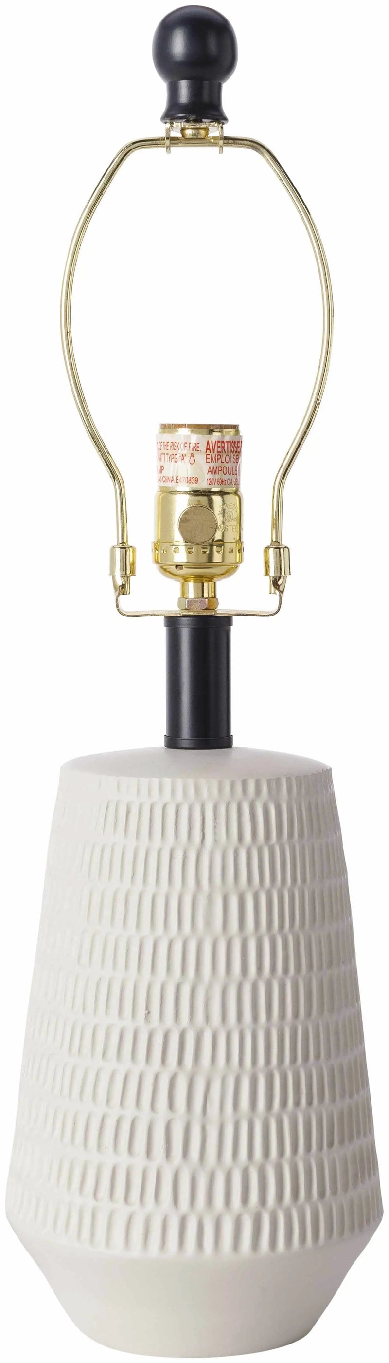 Berehomet Cream Table Lamp by Boutique Rugs