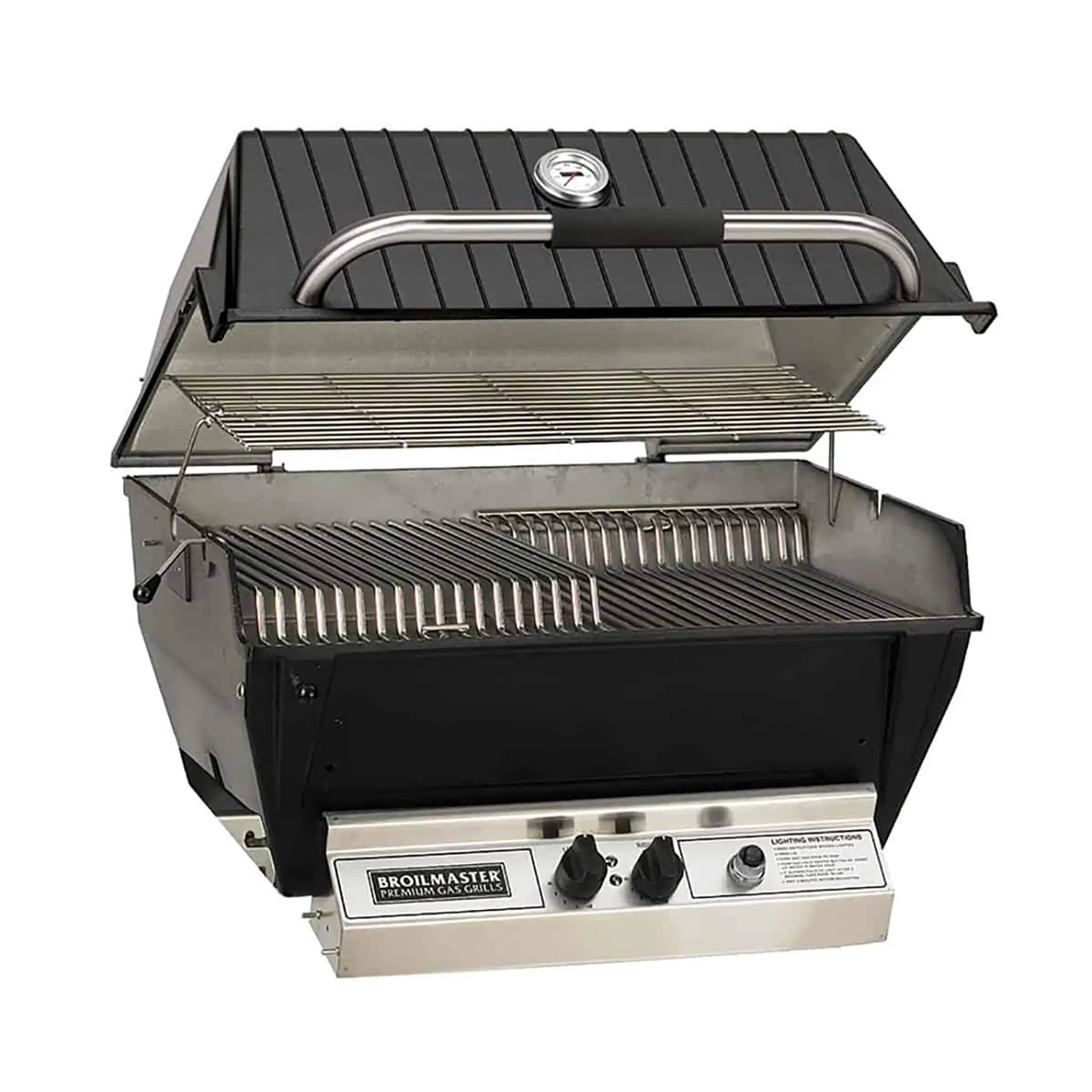 Broilmaster P3X Super Premium Cast Aluminum Gas Grill With Flare Busters, Griddle And Smoker Shutter (SAK98194) by SAKSBY WHOLESALE